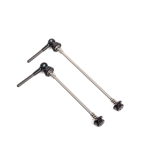 Quick Release Skewers Road | CNC Alloy with Titanium Axle &amp; Carbon Levers - black