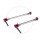 Quick Release Skewers Road | CNC Alloy with Titanium Axle &amp; Carbon Levers - red