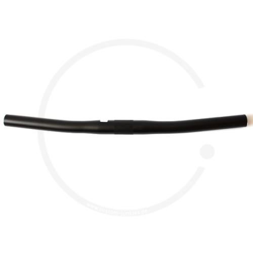 Custom Junkies Flatbar | Aluminium | &Oslash; 25.4 / 22.2 | matt black - 380mm - 560mm