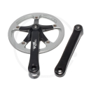 Miche Team 1 Single Speed Cranks with Rock Ring | 1/2 x...