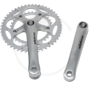 Stronglight Double Crank Set *Impact Compact* | 110mm BCD | Square Taper JIS - 170mm, 34/50 Teeth