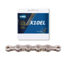 KMC X10 EL Silver Chain | 1/2 x 11/128" | nickel-plated
