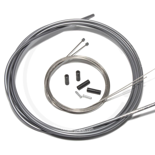 Jagwire Shift Cable Set | Jagwire LEX Outer & Stainless Steel Inner Cables - high-tech grey