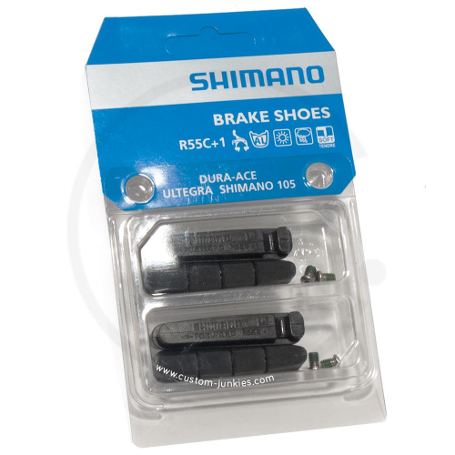 Shimano Bremsgummis R55C+1 | Dura Ace, Ultegra, 105 | 4 St&uuml;ck