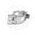 Rahmen Adapter Schelle für Anlöt-Umwerfer | Aluminium | Ø 28,6mm, 31,8mm o. 34,9mm
