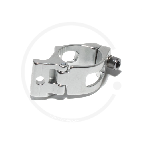 Front Derailleur Braze-On Adapter Clamp | Aluminium - silver, 34,9mm
