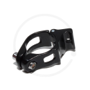Rahmen Adapter Schelle für Anlöt-Umwerfer | Aluminium - schwarz, 28,6mm