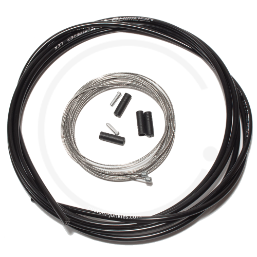 Jagwire Shift Cable Set | Jagwire LEX Outer & Stainless Steel Inner Cables - black