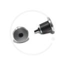 Road Bar Screw-In End Plugs VLP-40-7 | Aluminium/Rubber | 2 Pcs