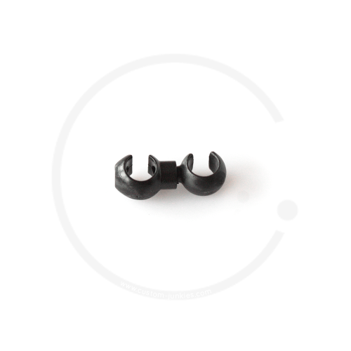 Jagwire Rotating S-Hook | Brems-/ Schaltzug Doppelklammer | schwarz