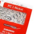 SRAM PC1 Nickel Bicycle Chain | Single Speed  | 1/2 x 1/8&quot; | nickel-plated