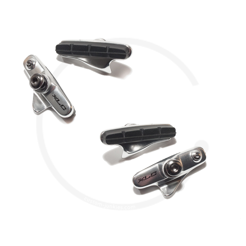 Bremsschuhe XLC BS-R02 Cartridge Road für Shimano / Universal | 55mm | silber | 4er Set