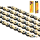 IZUMI V Super toughness Track Chain | Single Speed  | black/gold  - 1/2 x 3/32" or 1/2 x 1/8"