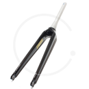 Carbon Racing Fork 3K Finish 28" Road | IHS Tapered 1 1/8" - 1 1/2" | 300mm Alloy Steerer