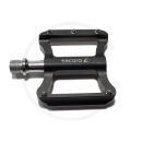 Tecora E CNC Flat Pedals - black