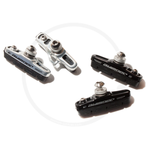 Jagwire Road Pro S Lite Cartridge Brake Shoes for Shimano/ SRAM | 55mm | silver or black