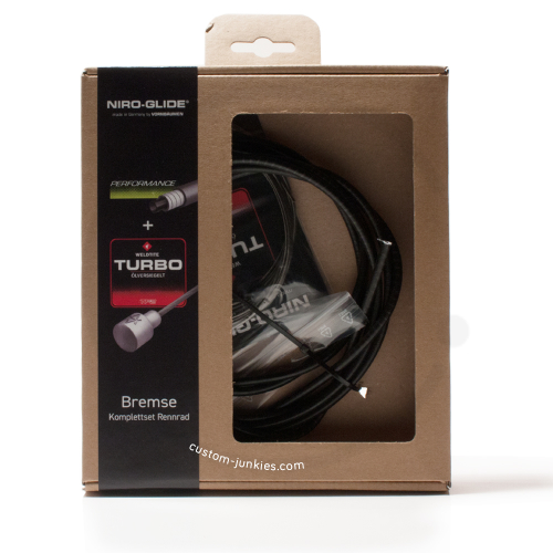 Niro-Glide Brake Cable and Housing Set *Performance* | MTB or Road | black