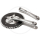 Sturmey Archer FCT26 Singlespeed Kurbelsatz | 1/2 x 1/8" | silber-schwarz | 46 Z. | 170mm