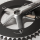 Sturmey Archer FCT26 Singlespeed Kurbelsatz | 1/2 x 1/8" | silber-schwarz | 46 Z. | 170mm
