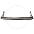 Aluminium Bullhorn Bar | Clamp 25.4 | Width 400mm | silver