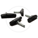 SwissStop Bremsschuhe Rat | Cantilever | schwarz | 4...
