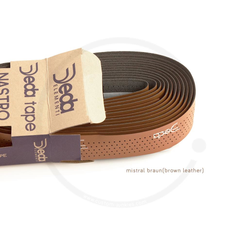 Deda Tape | Synthetic Handlebar Tape - mistral brown leather