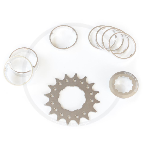 Single Speed Conversion Kit for Cassette Hubs Type (Shimano HG) - 15T