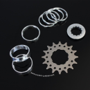 Single Speed Conversion Kit for Cassette Hubs Type (Shimano HG) - 15T