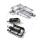 Tecora E MTB Pedals | black or silver